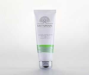 MITVANA Natural Scrub Cream with Cucumber & Walnut 100ml madonna me salon